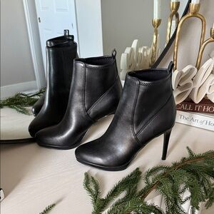Nine West Black Heeled Boots